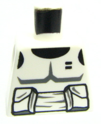 Torso SW Armor Scout Trooper Pattern (Dark Bluish Gray Accents)