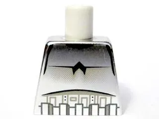 Torso SW Armor Stormtrooper Black Chest Marking with Line Pattern