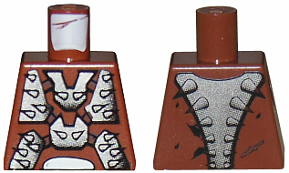 Torso Space Police 3 Spiked Armor Pattern