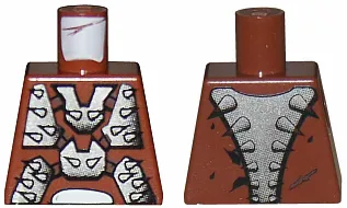 Torso Space Police 3 Spiked Armor Pattern