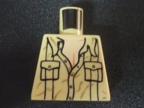 Torso Indiana Jones Open Collar Shirt with Pockets Pattern