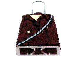 Torso Indiana Jones Tattered Shirt with Thin Rope Sash Pattern