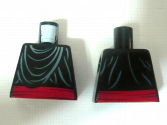 Torso Indiana Jones with Layered Shirt and Red Belt Pattern