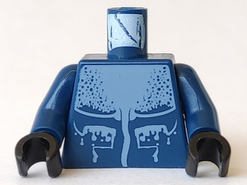 Torso Atlantis Manta Ray Pattern / Dark Blue Arms / Black Hands