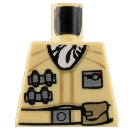 Torso SW Hoth Rebel Jacket with White Scarf and Tan Belt Pattern