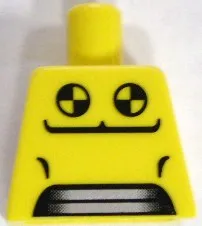 Torso Vent Panels and Black and Yellow Circles Pattern