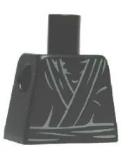 Torso Ninja Layered Robe with Belt Pattern