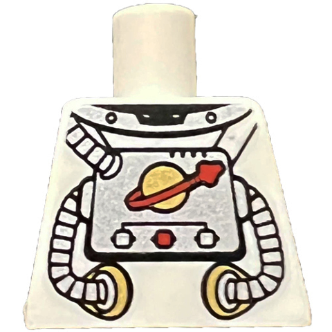 Torso Space with Classic Space Logo and Tubes Pattern