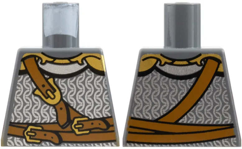 Torso Castle Kingdoms Chest Strap and Belt Front and Back Pattern