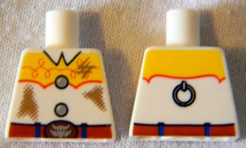 Torso Western Outfit Female with Dirt Stains Pattern (Jessie)