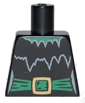 Torso Witch with Torn Collar and Green Belt with Gold Buckle Pattern