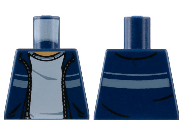 Torso Harry Potter Jacket with Stripe over Gray Shirt Pattern