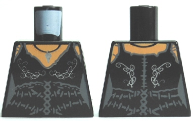 Torso Harry Potter Bellatrix Lestrange Female with Ornaments Pattern