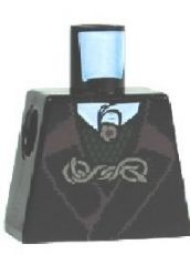 Torso Harry Potter Jacket with Dark Green Vest and Silver Fastener Pattern