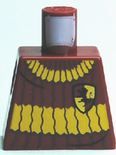 Torso Harry Potter Quidditch Gryffindor Ribbed Pattern