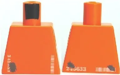 Torso Alien with '245633' and Barcode Pattern