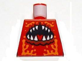 Torso Atlantis Crab with Open Mouth Pattern