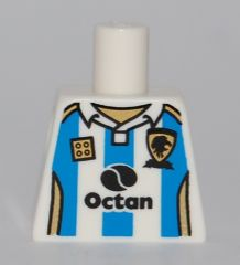 Torso Soccer Octan Logo and Light Blue Stripes Pattern