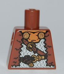 Torso Viking Vest with Chain Mail and Belts Pattern