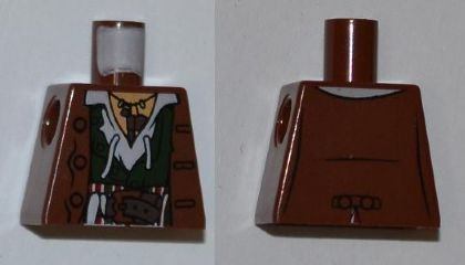 Torso PotC Jacket over Dark Green Vest and White Shirt Pattern