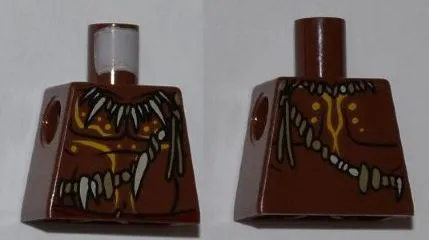 Torso PotC Bare Chest with Bone Necklace and Body Paint Pattern