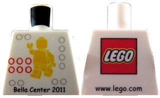 Torso LEGO World Denmark 2011 Bella Center Pattern