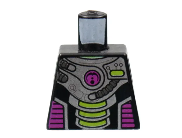 Torso Alien Conquest Alien Three Lime Bars Pattern