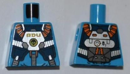 Torso Alien Conquest ADU Soldier with Protection Vest and Breathing Apparatus Pattern