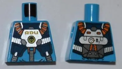 Torso Alien Conquest ADU Soldier with Protection Vest and Breathing Apparatus Pattern