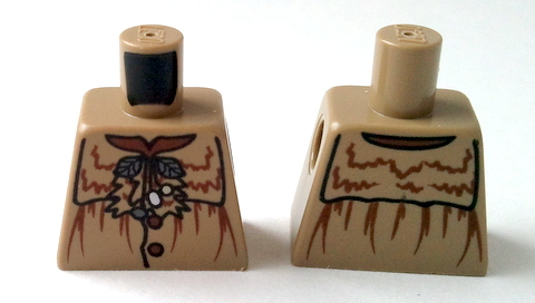 Torso Harry Potter Professor Sprout Smock Top with Leaves Pattern