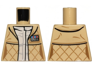 Torso SW Checkered Jacket with White Undershirt with Creases Pattern (Leia)