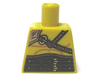 Torso Gladiator Armor with Leather Straps Pattern