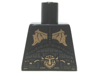 Torso Armor with Copper Dragon Wings, Dwarf Head Buckle and Pouches Pattern