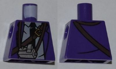 Torso Harry Potter Bus Driver Jacket and Black Tie Pattern