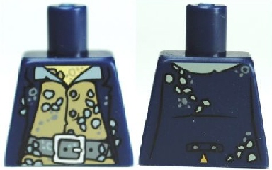 Torso PotC Jacket over Barnacle Encrusted Shirt Pattern