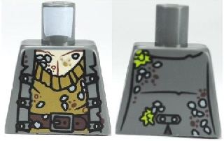 Torso PotC Jacket over Barnacle Encrusted Sweater and Belt Pattern