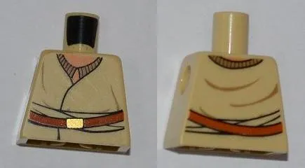Torso SW Layered Shirt, Brown Belt with Gold Buckle Pattern