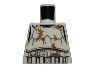 Torso SW Armor Stormtrooper, Detailed Armor, Dirt Stains Pattern