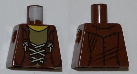 Torso Dino Vest with String Pattern