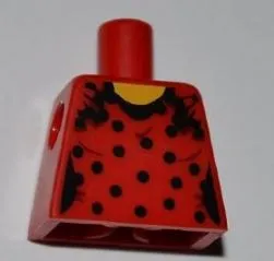 Torso Female Bodice with Black Dots Pattern