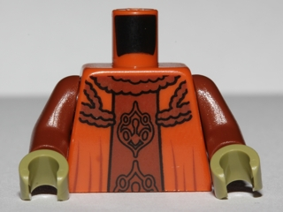 Torso SW Neimoidian Viceroy Robe Pattern / Reddish Brown Arms / Olive Green Hands