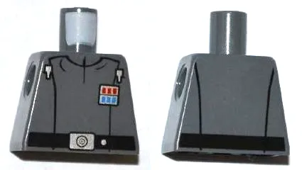Torso SW Imperial Officer 1 (Commander) with Black Belt Pattern