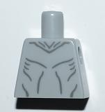 Torso Alien with Muscles Outline Pattern