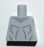 Torso Alien with Muscles Outline Pattern
