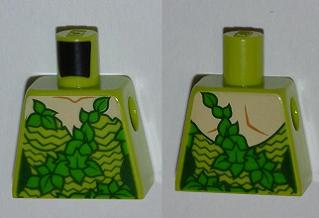 Torso Batman Poison Ivy Plant Foliage Pattern