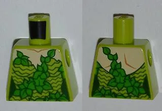 Torso Batman Poison Ivy Plant Foliage Pattern