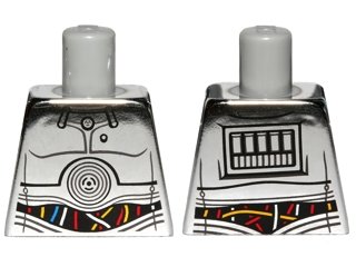 Torso SW TC-14 with Blue, Red and White Wires Pattern