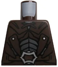 Torso LotR Leather Armor with Buckle Pattern (Uruk-hai)