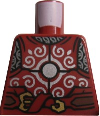 Torso LotR Eomer Armor and Gold Belt Buckle Pattern