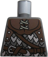 Torso LotR Rohan Soldier Mail Armor with Belt Pattern